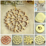 Wonderful DIY Salt Dough Snowflake Ornaments