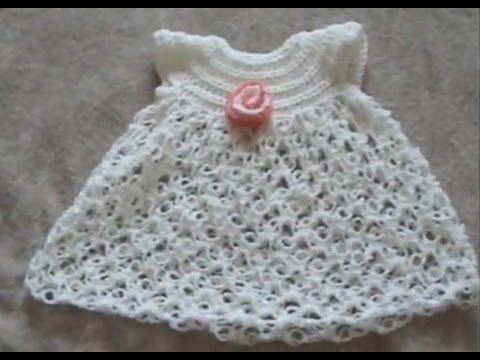solomon knot baby dress- wonderfuldiy