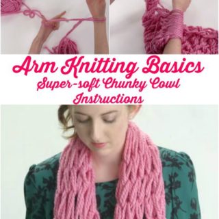 Wonderful DIY Easy Arm Knitting  for Beginners