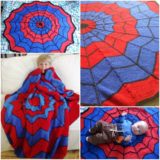 Wonderful DIY  Crochet Spiderman Blanket  with Free  Pattern