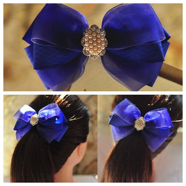 bow hairclip- wonderful DIY f2