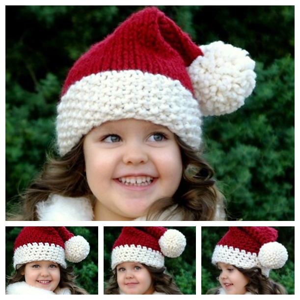 crochet Santa-Baby-Hat free pattern-- wonderful DIY