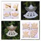 Wonderful DIY Crochet Angel Ornaments with Free Pattern