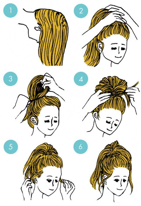 quick hairstyle in 3 minutes- wonderful diy21