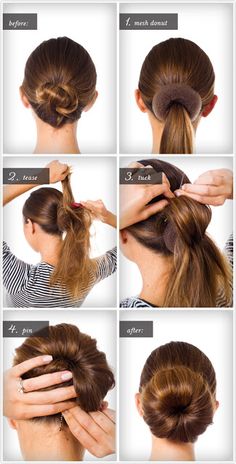 quick hairstyle in 3 minutes- wonderful diy40