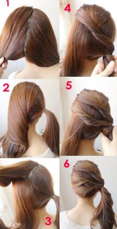 quick hairstyle in 3 minutes- wonderful diy41
