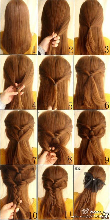 quick hairstyle in 3 minutes- wonderful diy54