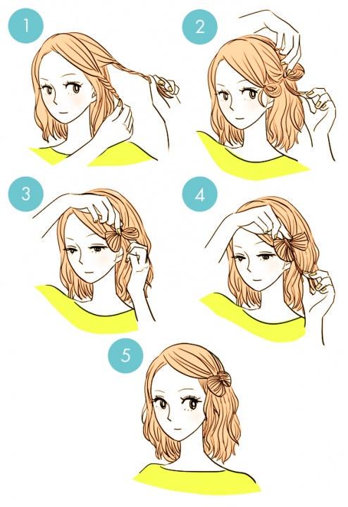 quick hairstyle in 3 minutes- wonderful diy6