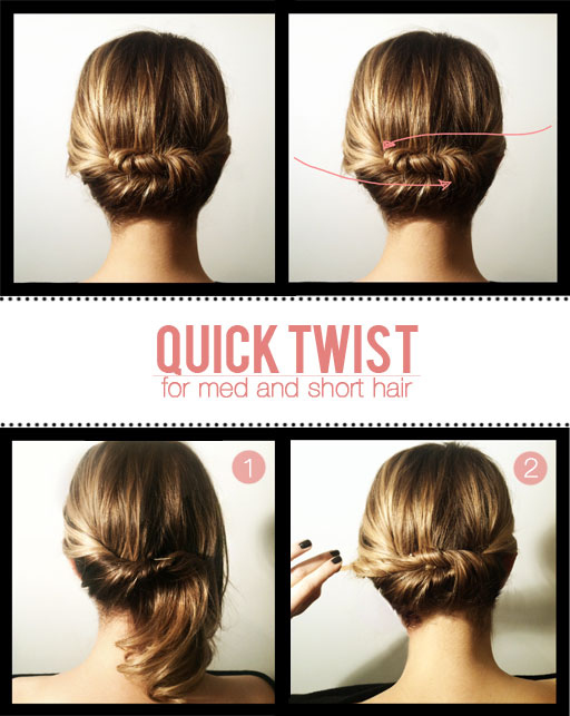 quick hairstyle in 3 minutes- wonderful diy63
