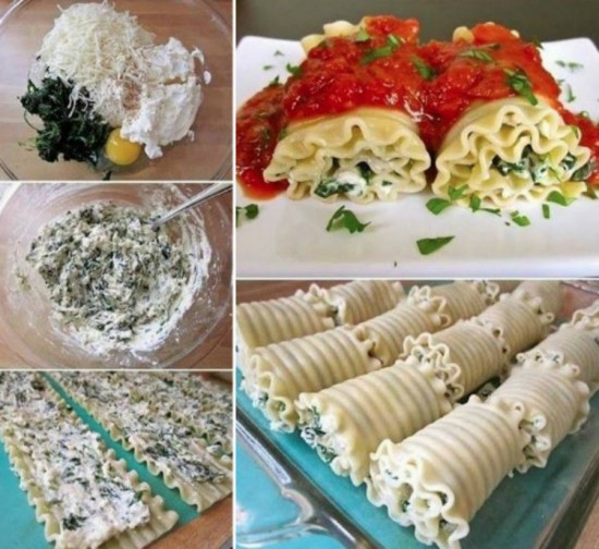 Cheesy-Spinach-Lasagna-Rollups-wonderfuldiy