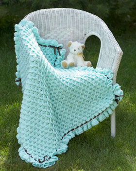 Crocodile Stitch Baby Blanket -wonderfuldiy1