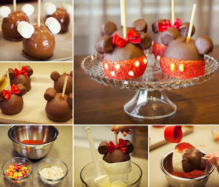 Minnie Mouse Candy Apples wonderfuldiy Wonderful DIY Minnie Mouse Lollipop Tree