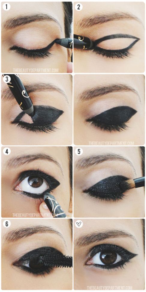 Party-makeup-Tutorial-for-Brown-or-Black-eyes