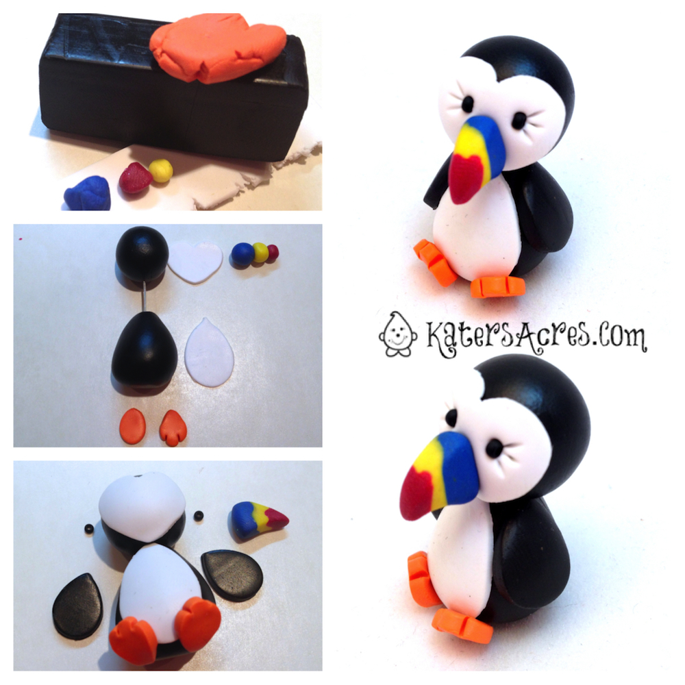 Polymer Clay Puffin