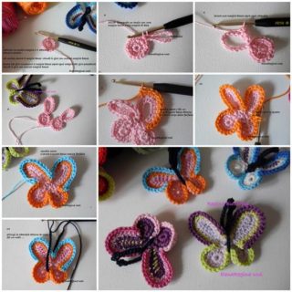 Easy-to-Make Crochet Queen Butterfly With Video Tutorial