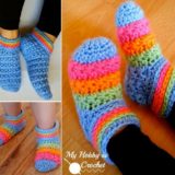 Wonderful DIY Crochet Starlight Slippers with Free Pattern