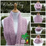 Wonderful DIY Crochet Winter Hug Infinity Scarf with Free Pattern
