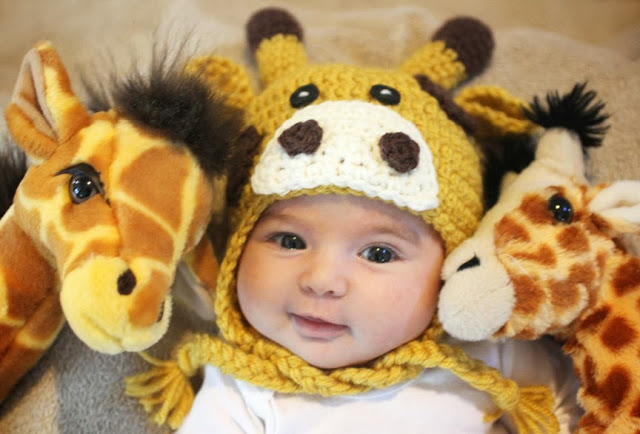 Zoe Giraffe 10+ Crochet Animal Hats That Are Uber Cute