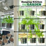 Wonderful DIY Hanging Herb Garden for Kitchen
