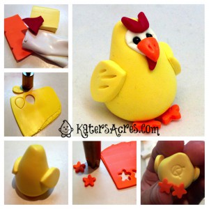 polymer clay Chicken