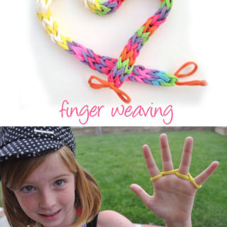 Wonderful DIY Kids Finger Weaving