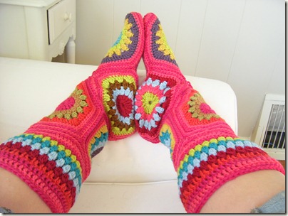 Hexagon slipper Boots-wonderfuldiy1
