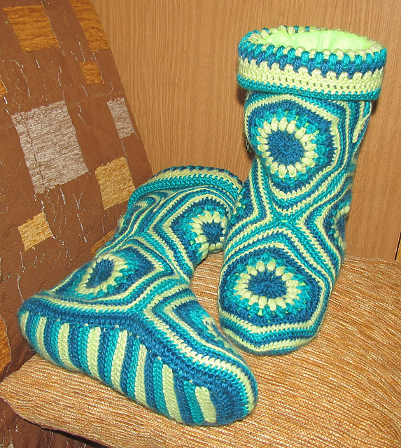 Hexagon slipper Boots-wonderfuldiy4