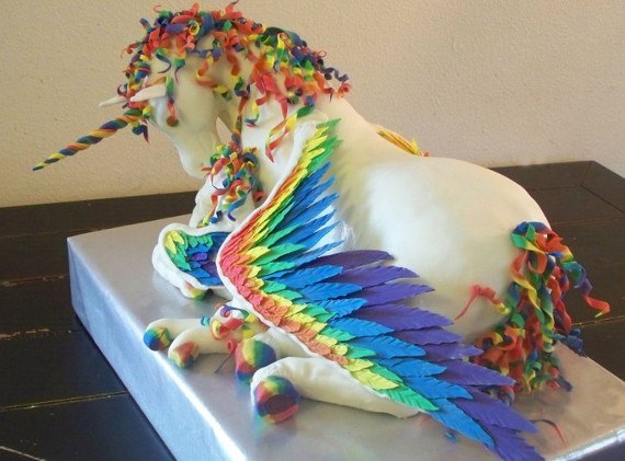Wonderful Diy Rainbow Unicorn Cake