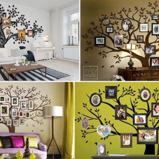 Wonderful DIY Amazing Family Tree Wall Art