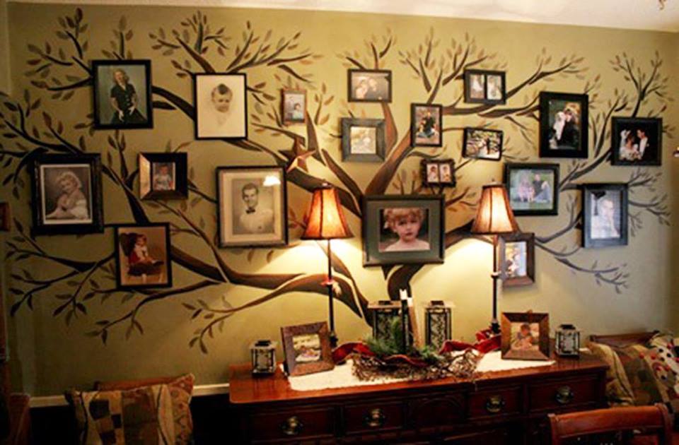 family-tree-wall art wonderfuldiy12