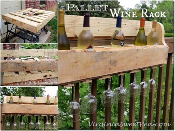 pallet wine rack-wonderfuldiy