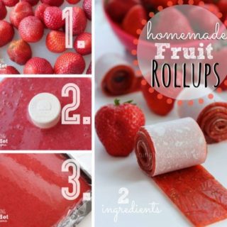 Wonderful DIY 2 Ingredients Strawberry Roll Ups