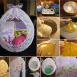 Wonderful DIY Easter String Egg / Basket