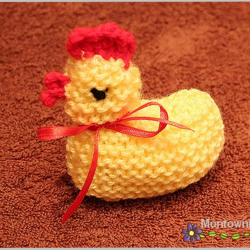 knit chicken wonderfuldiy1 Wonderful DIY Simple Easter Knitted Chicken