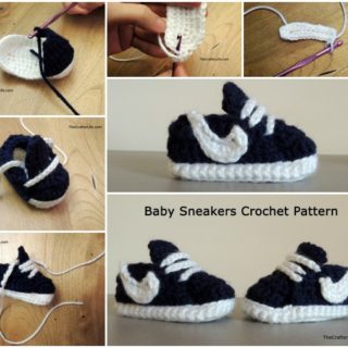 Homemade Nike Baby Sneakers – Free Patterns and Tutorial