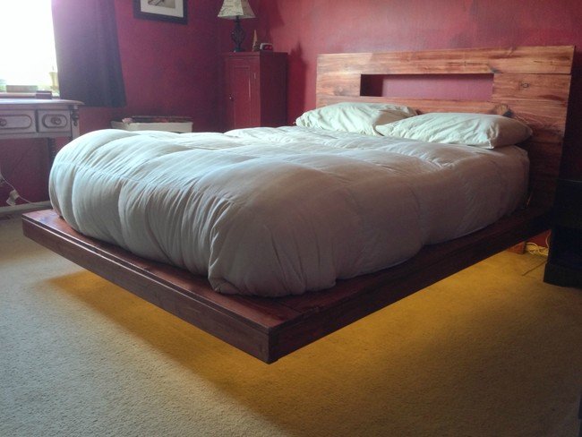 DIY Floating bed design