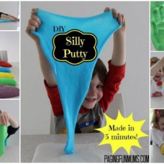 Wonderful DIY Homemade Silly Putty for Kids