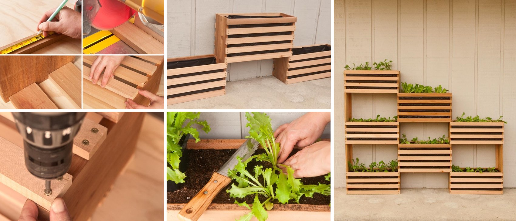 DIY Vertical Vegetable Garden tutorial