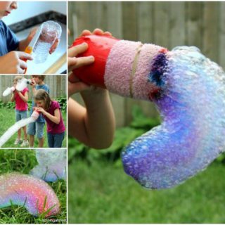 Wonderful DIY Funny Rainbow Bubble Snake