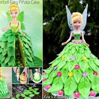 Wonderful DIY Tinkerbell Pinata Cake