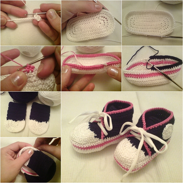 Converse baby booties