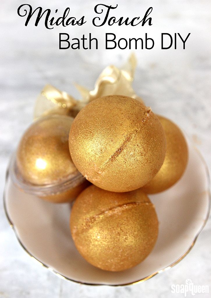 Golden Midas Touch Bath Bombs