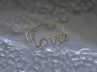 LOVE Ring DIY 200x150 10 DIY Wire Rings You Can Wear To A New Years Eve Party