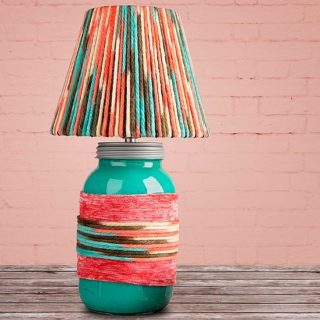 13 Thrifty and Clever Lamp Shade Makeovers