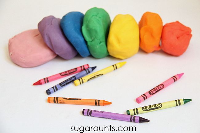 Crayon Play Dough
