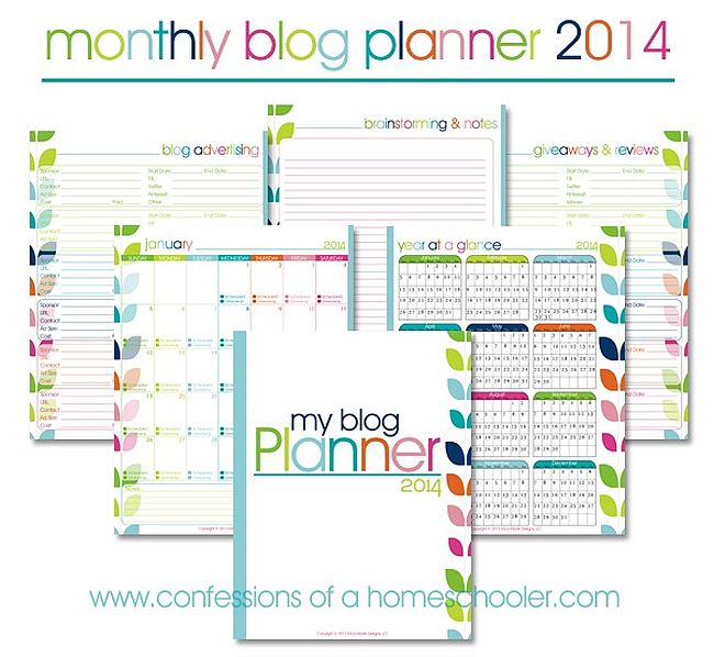 Printable Blog Planner