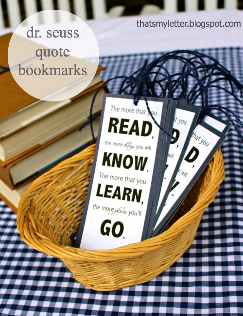 bookmark party favors