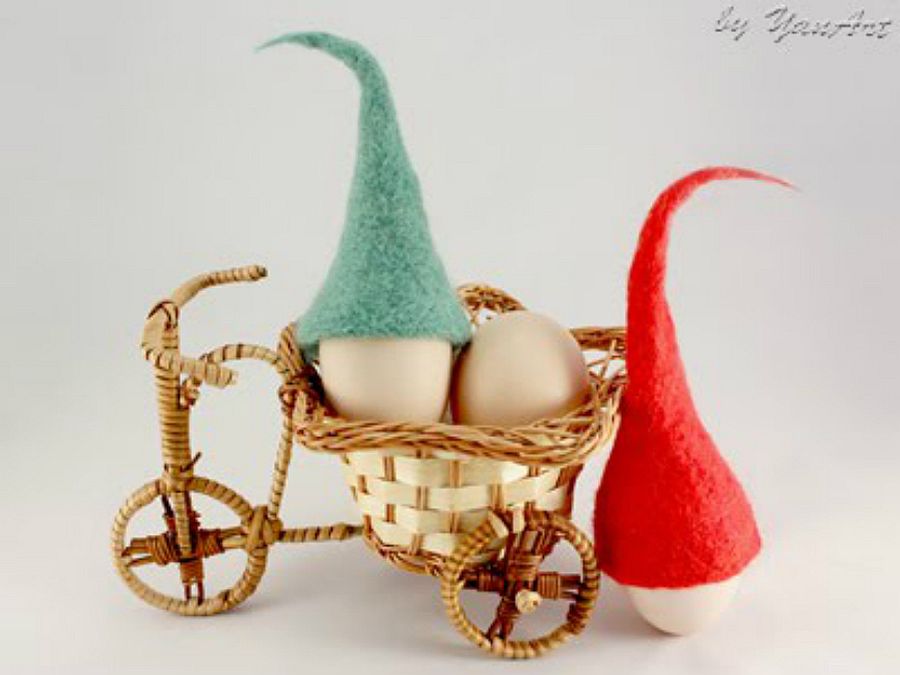 Creative Easter Felt Egg Hats