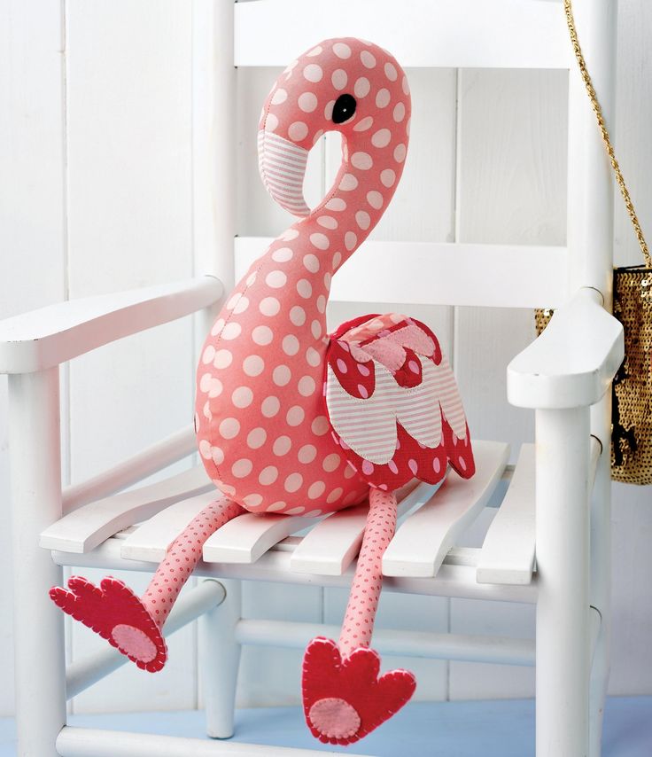 Cute Stuffed Flamingo