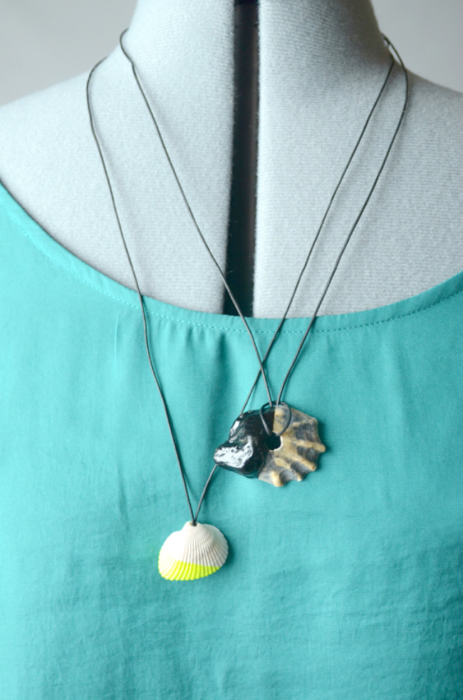 Dipped Shell Necklace
